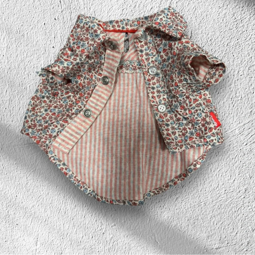 Reddy Pet floral button down shirt. XXS/XS